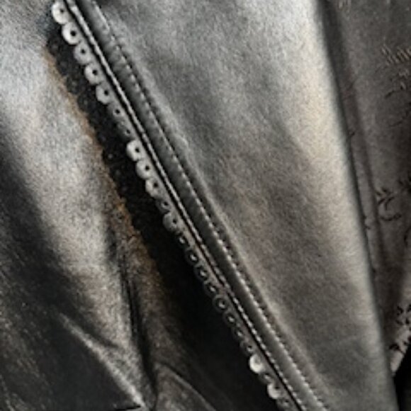 Jaclyn Smith 🩷 Vintage Woman's Leather Jacket Size 18- Like new! Gift for Her! - Picture 5 of 12